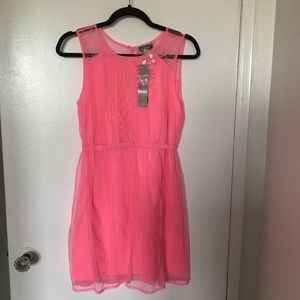 Lipsy Neon Pink Dress
